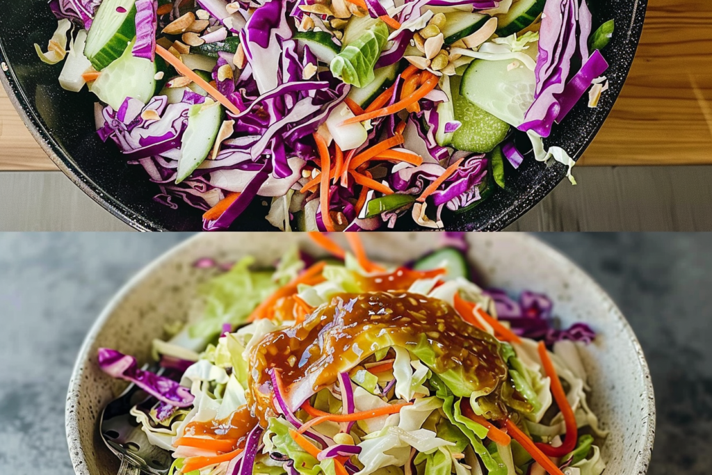Crunchy Cabbage Salad with Sweet and Tangy Dressing-spxwevolution.top