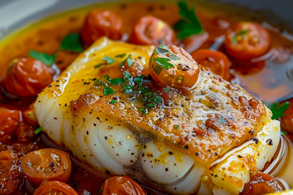 Lemon-Butter Cod with Tomato Sauce -spxwevolution.top