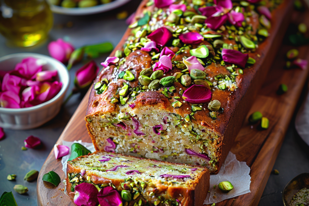 Vegan & Gluten-Free Pistachio Cardamom Rose Loaf-spxwevolution.top