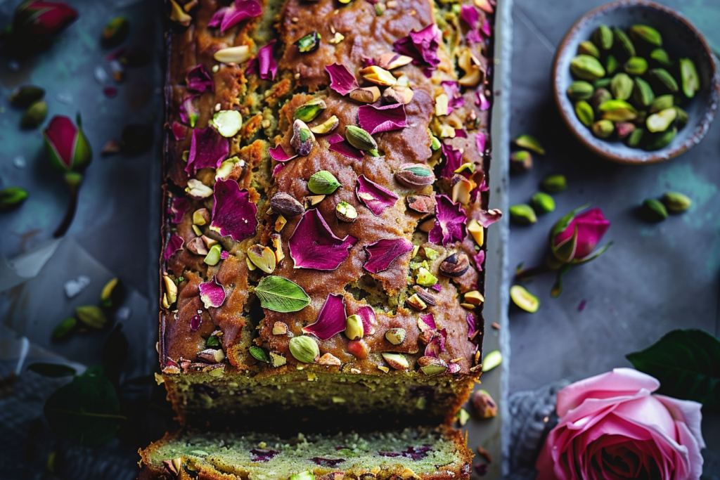 Vegan & Gluten-Free Pistachio Cardamom Rose Loaf-spxwevolution.top