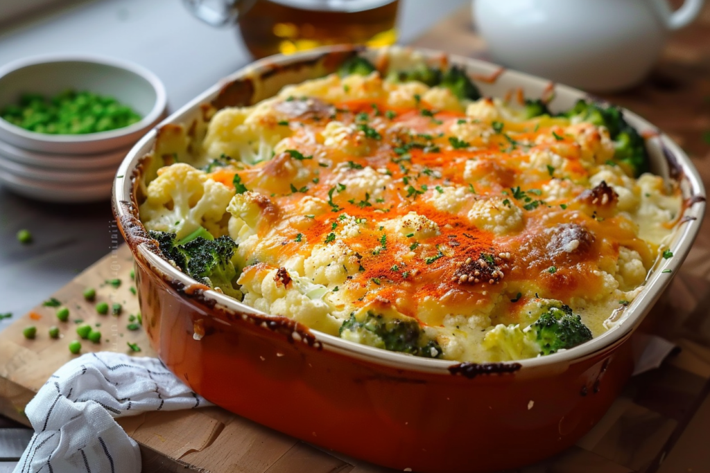 Wholesome Broccoli and Cauliflower Bake-spxwevolution.top