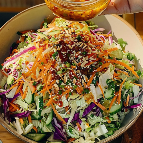 Crunchy Cabbage Salad with Sweet and Tangy Dressing-spxwevolution.top