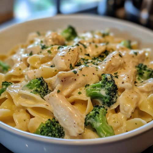 Creamy Chicken and Broccoli Pasta-spxwevolution.top