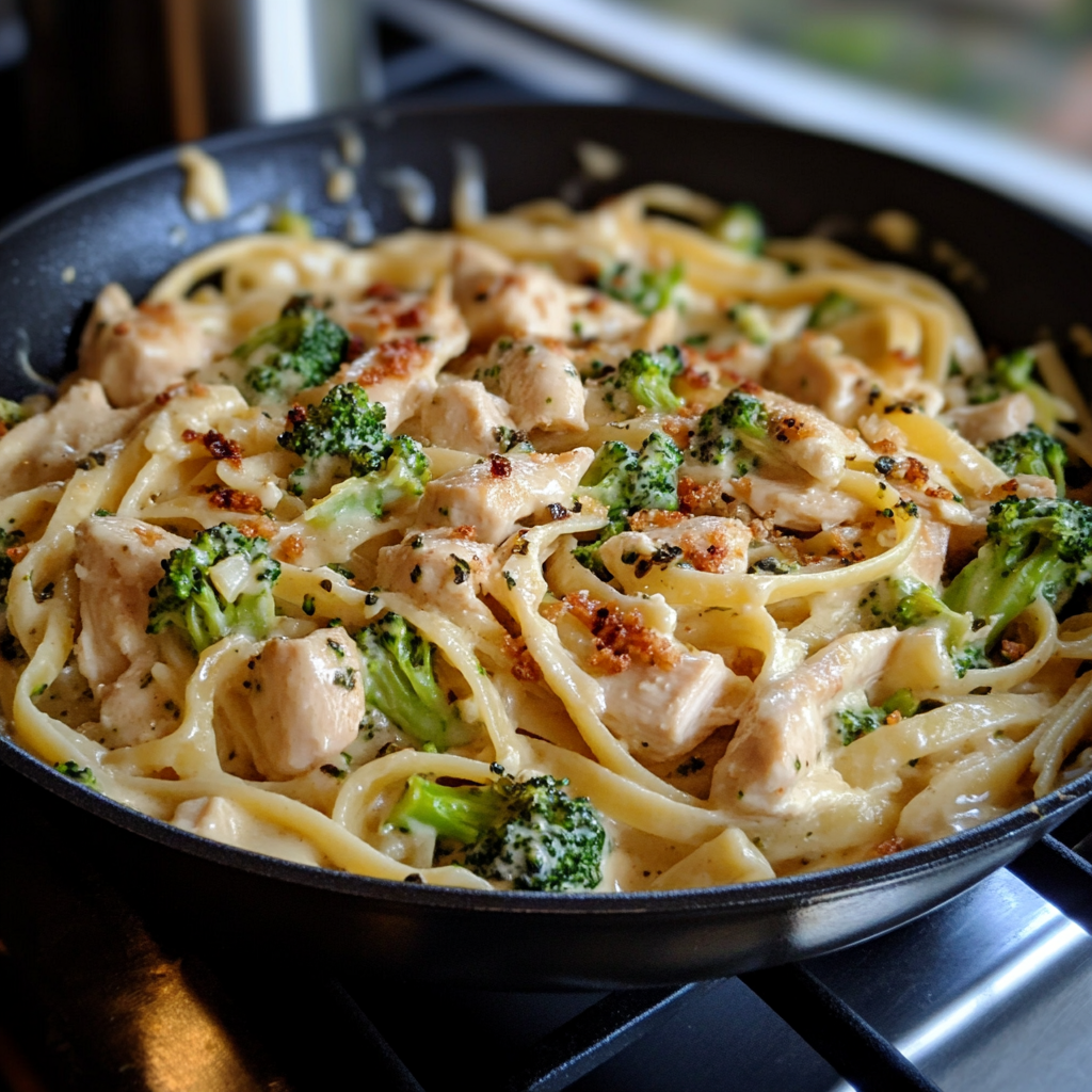 Creamy Chicken and Broccoli Pasta-spxwevolution.top