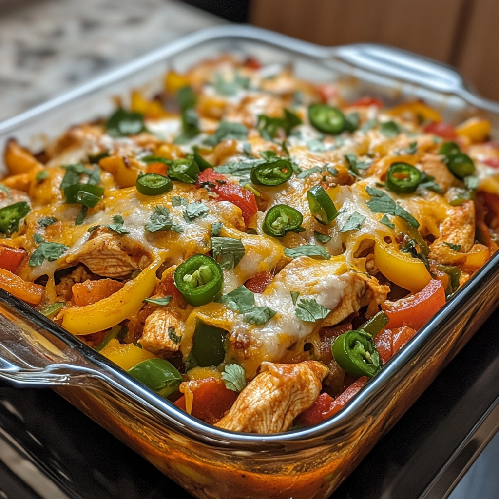 Fajita Chicken Casserole-spxwevolution.top