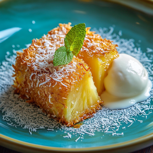 Fried Pineapple with Coconut Crust -spxwevolution.top
