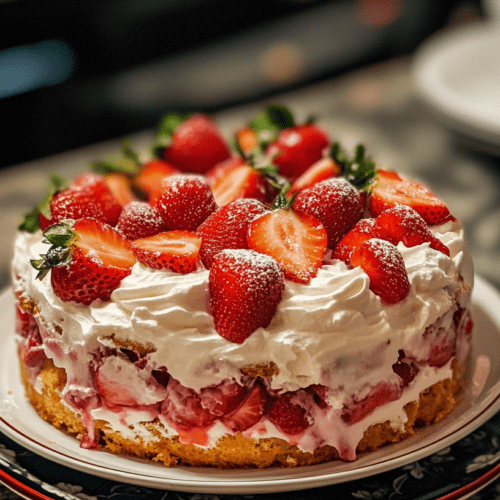 Strawberry Earthquake Cake-spxwevolution.top
