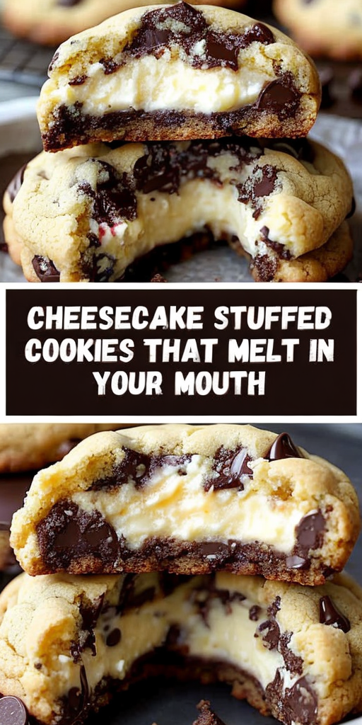 Irresistible Cheesecake Stuffed Chocolate Chip Cookies for Every Celebration