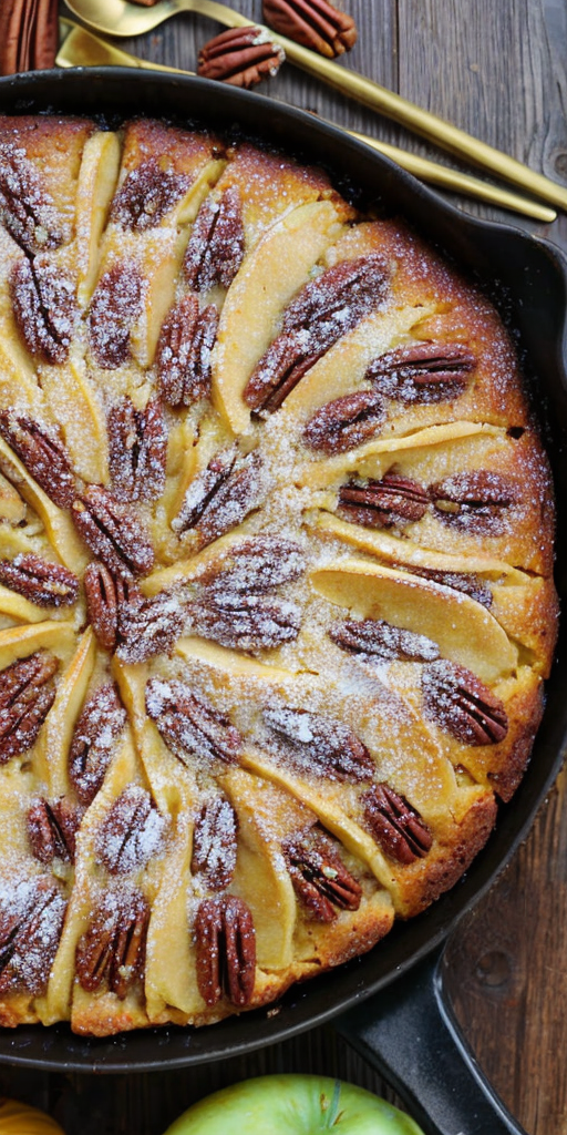 Irresistible Autumn Cake Recipe: Delight in Apple Pecan Goodness