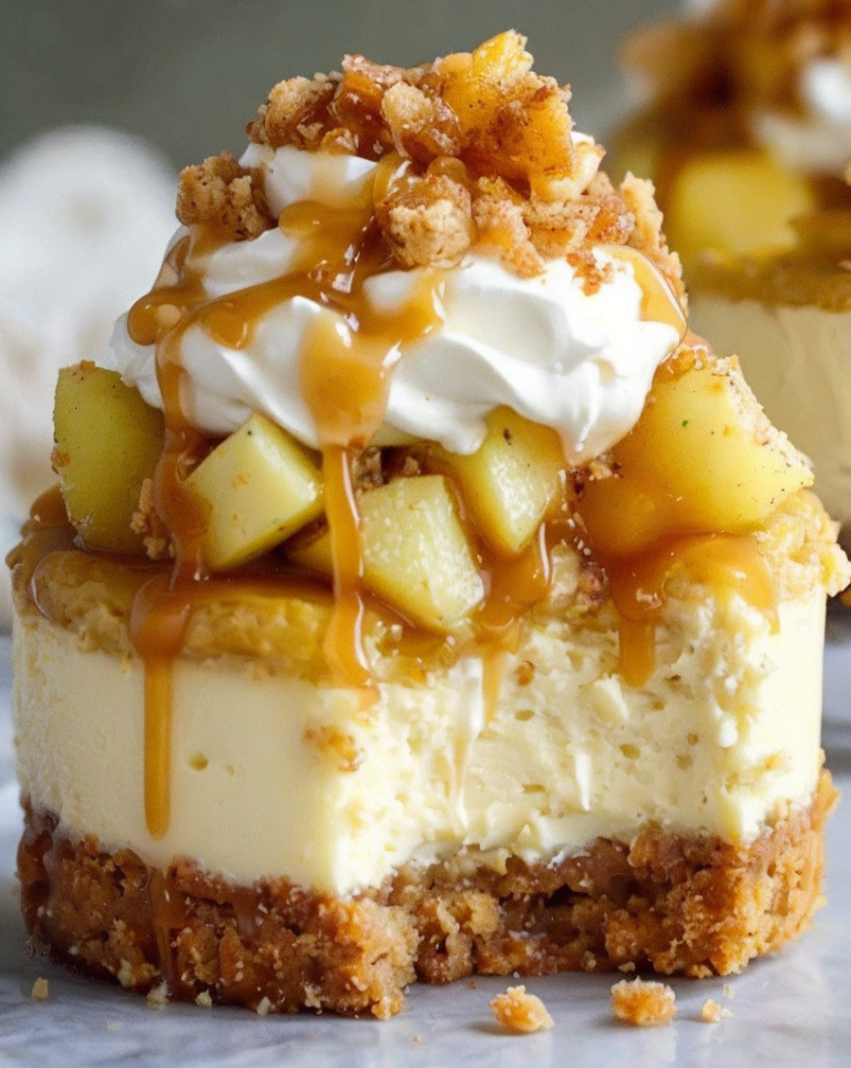 Fall Treats: Irresistible Mini Caramel Apple Cheesecake Bites Recipe