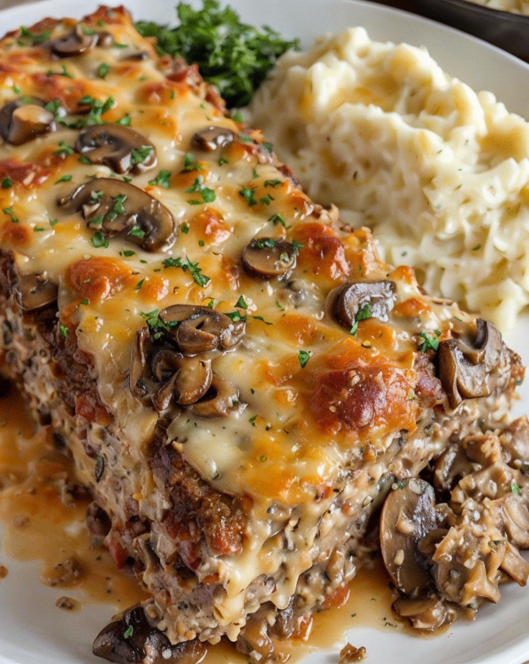 Savor Delicious Mushroom Swiss Cheese Meatloaf for Ultimate Comfort Food