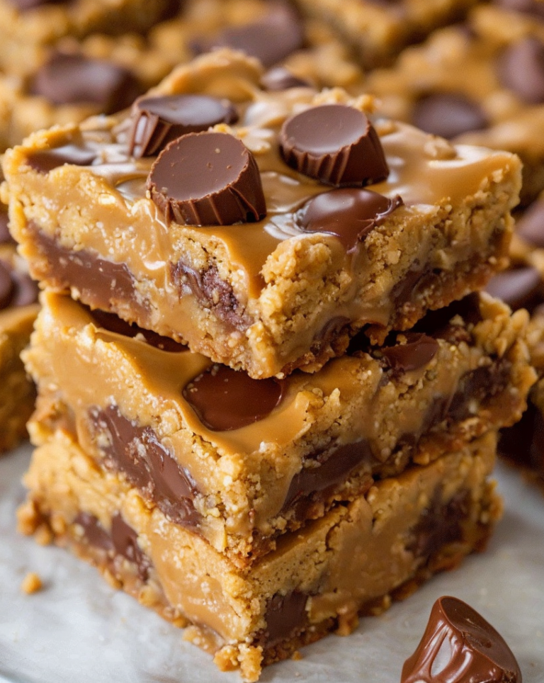 Irresistible Peanut Butter Cup Gooey Bars for Sweet Dessert Splendor