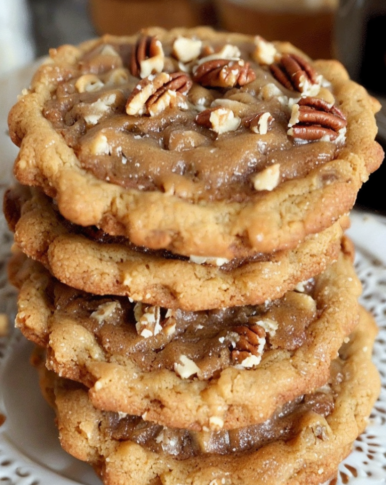 Irresistible Pecan Pie Cookies: A Gooey Caramel Delight Recipe!