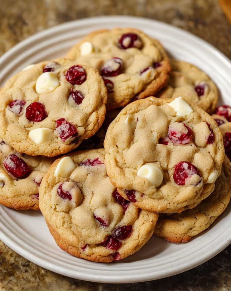 Irresistible White Chocolate Cranberry Cookies for Holiday Indulgence