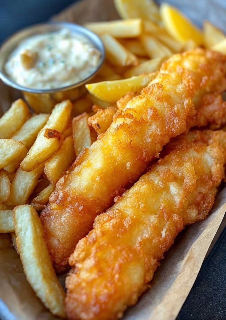 Irresistible Battered Fish Fingers and Homemade Chips Recipe Revealed