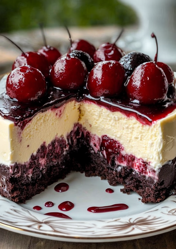 Indulge in This Decadent Black Forest Cheesecake Recipe Today