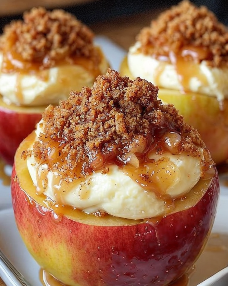 Delicious Cheesecake Stuffed Baked Apples Recipe for Fall
