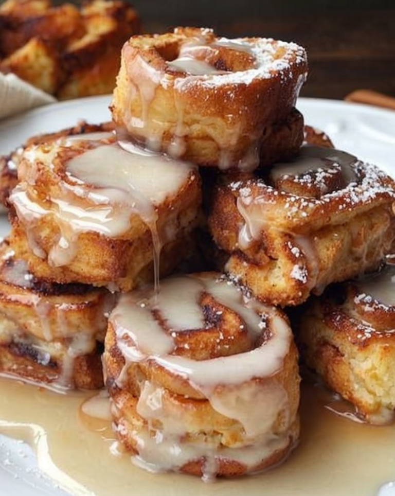 Irresistible Cinnamon Roll French Toast Bites for Easy Breakfast Delight