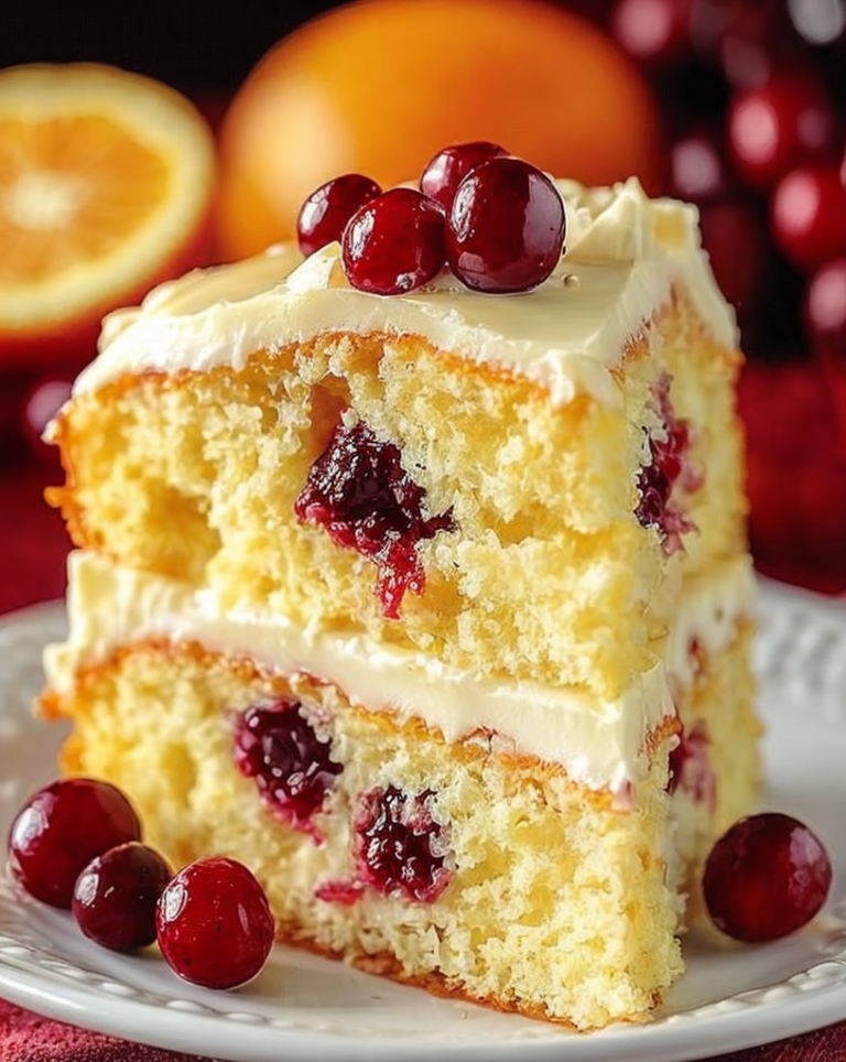 Irresistible Cranberry Orange Cake Recipe for Festive Celebrations