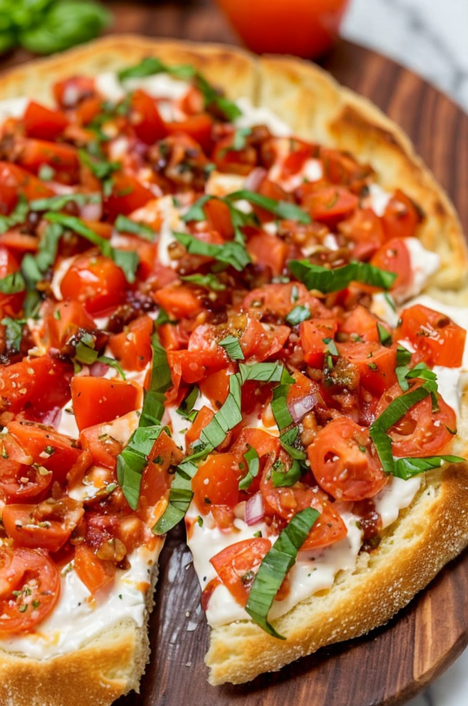 Creamy Bruschetta Dip – Easy Family Favorite