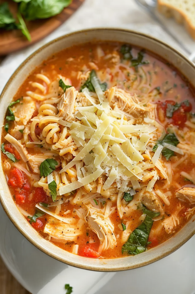 Easy Crockpot Chicken Parmesan Soup – Family Favorite Flavor