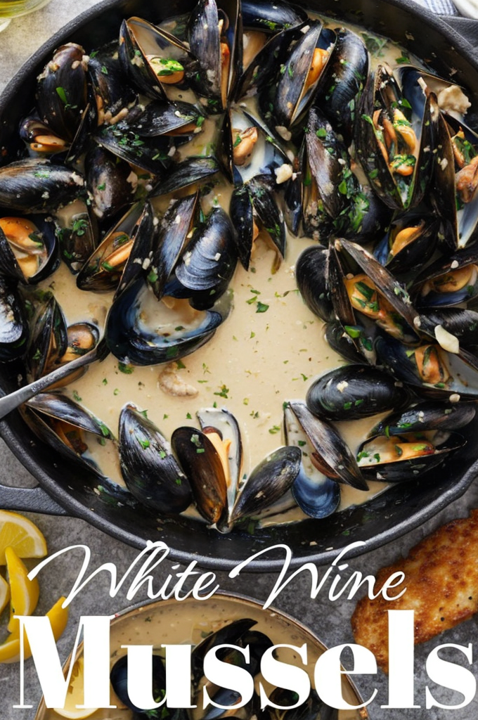 Easy Mussels with White Wine Garlic Sauce – Ready in 30 Mins