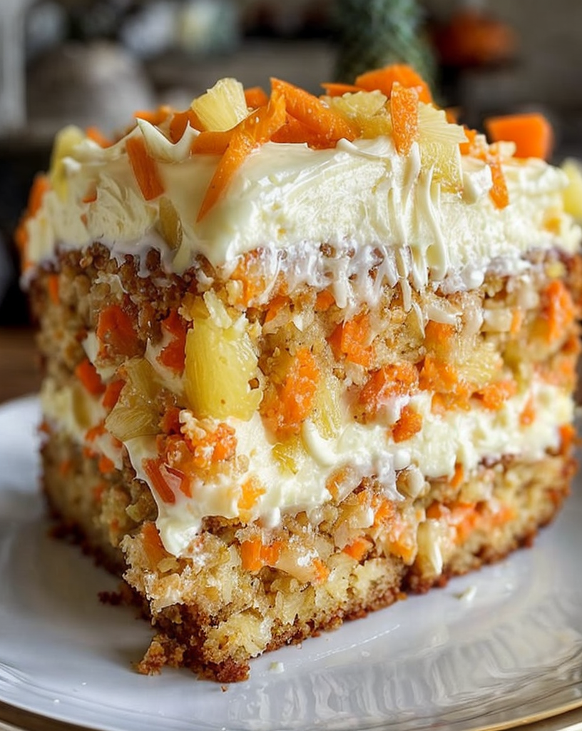 Create Tropical Bliss with Hawaiian Carrot Pineapple Cake Recipe