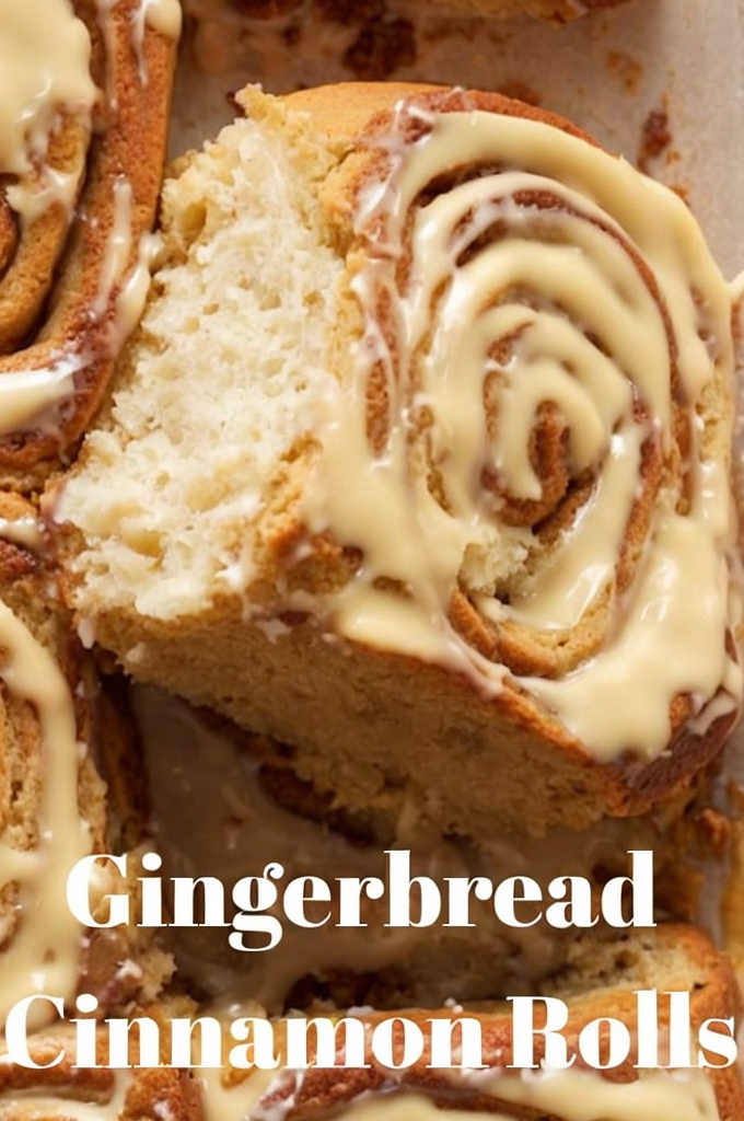 Irresistible Christmas Morning Gingerbread Cinnamon Rolls for Festive Breakfasts
