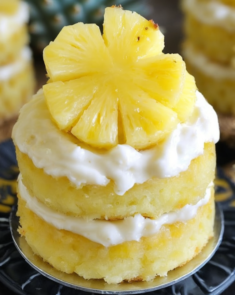 Delicious Mini Pineapple Cakes – Tropical Delight Recipe