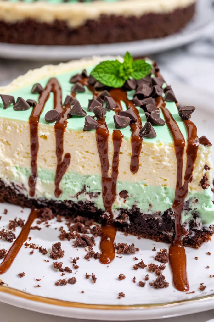 Easy Mint Chocolate Cheesecake – No-Bake Family Favorite