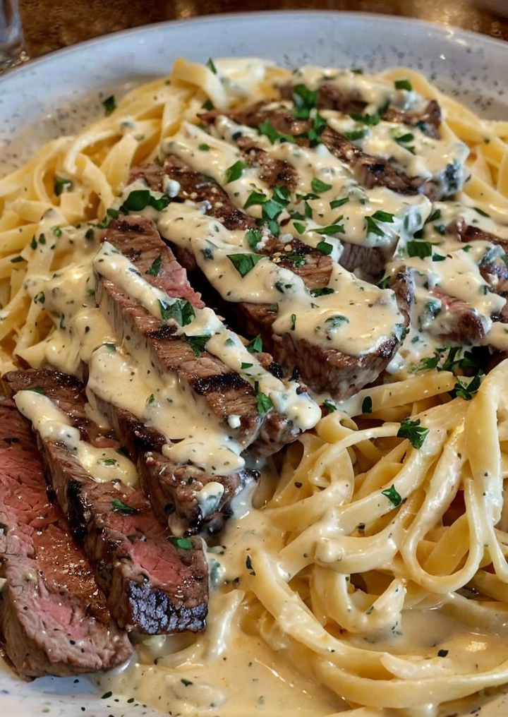 Elevate Your Dinner with Olive Garden Steak Gorgonzola Alfredo Recipe