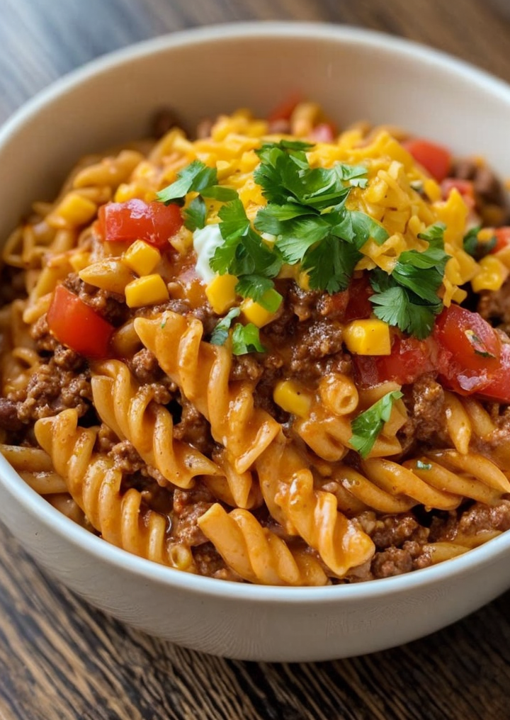 Discover the Irresistible Fusion of Overnight Taco Pasta Delight