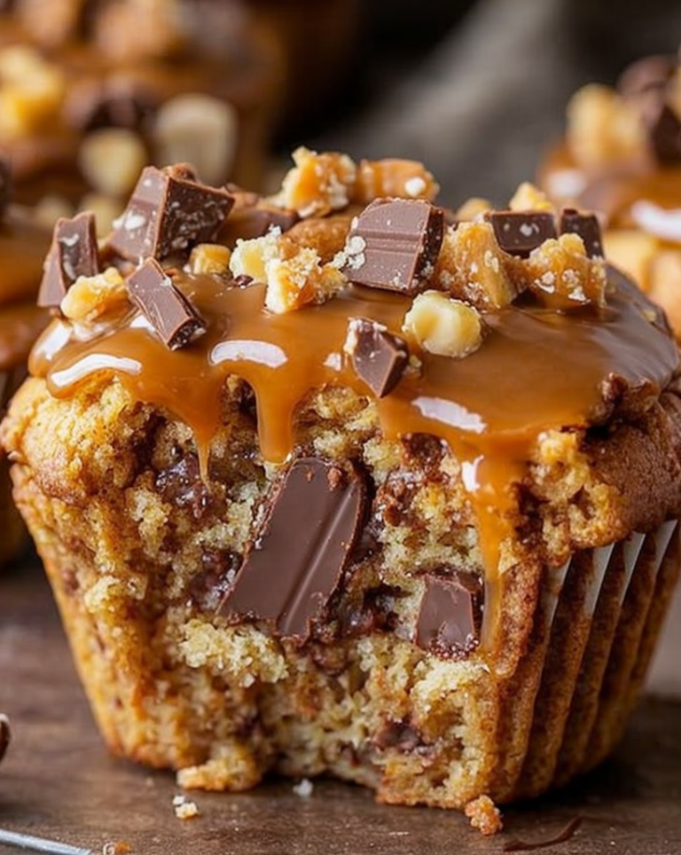 Irresistible Salted Caramel Chocolate Chunk Muffins for Ultimate Indulgence