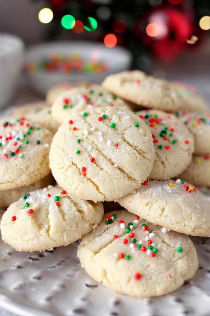 Irresistibly Light and Fluffy Whipped Shortbread Cookies Recipe