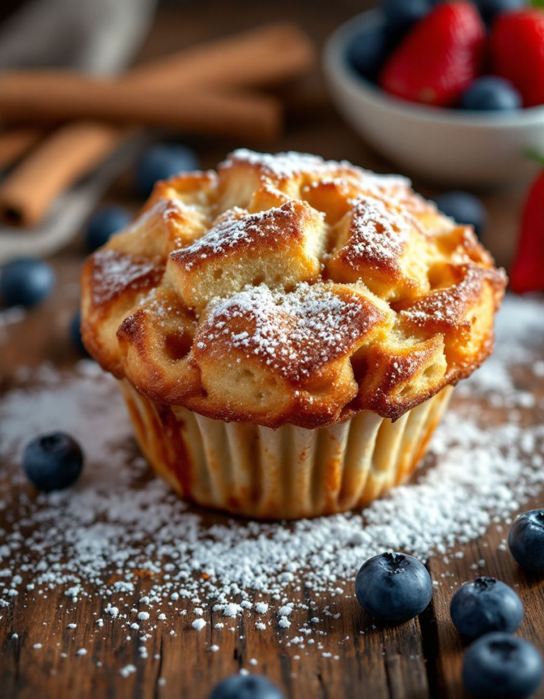 Easy Cinnamon Sugar French Toast Muffins for Breakfast