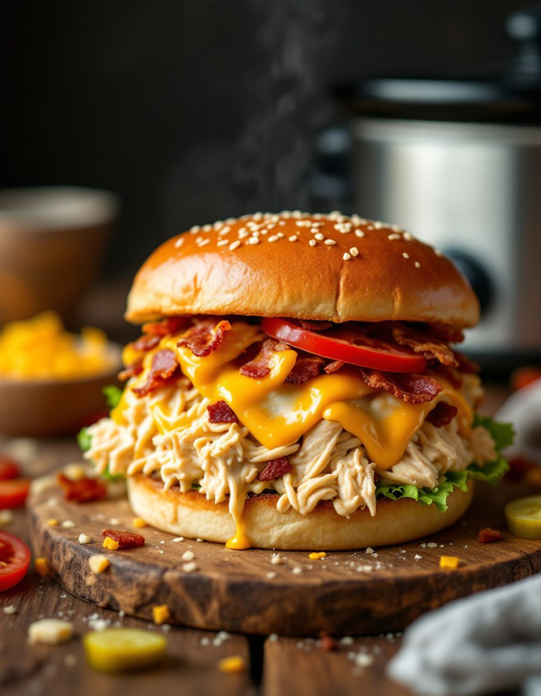Easy Crock Pot Ranch Chicken Sandwiches for Busy Weeknights