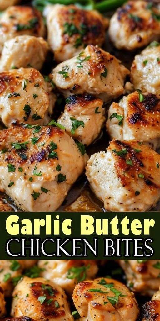 Easy Garlic Butter Chicken Bites – Ready in 30 Minutes