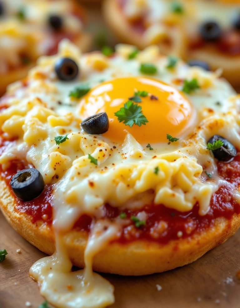 Easy English Muffin Breakfast Pizza for Busy Mornings