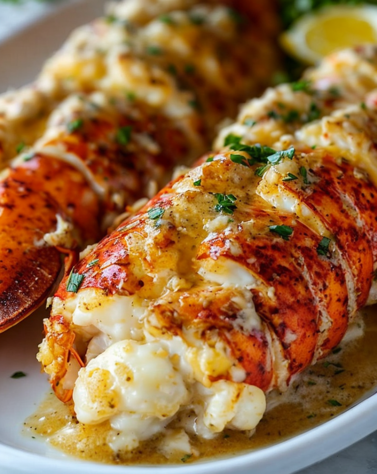 Indulge in Irresistible Creamy Garlic Butter Lobster Tails Tonight