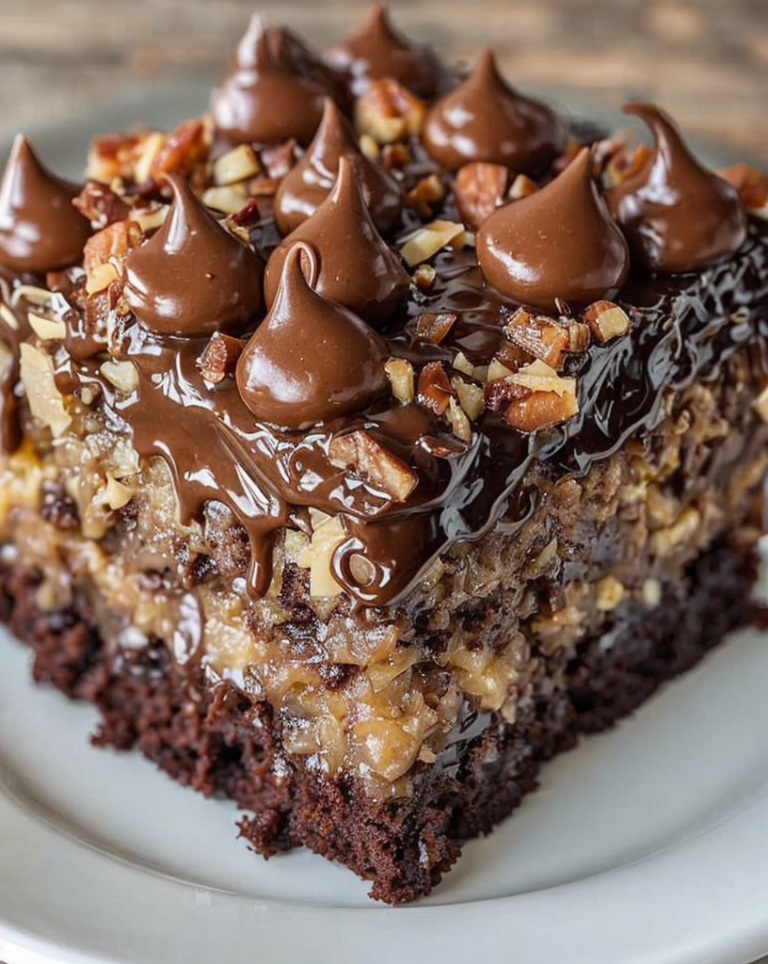 Ultimate German Chocolate Poke Cake – Easy Family Favorite