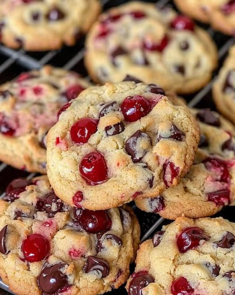Easy Maraschino Cherry Chocolate Chip Cookies – Ready in 30 Minutes