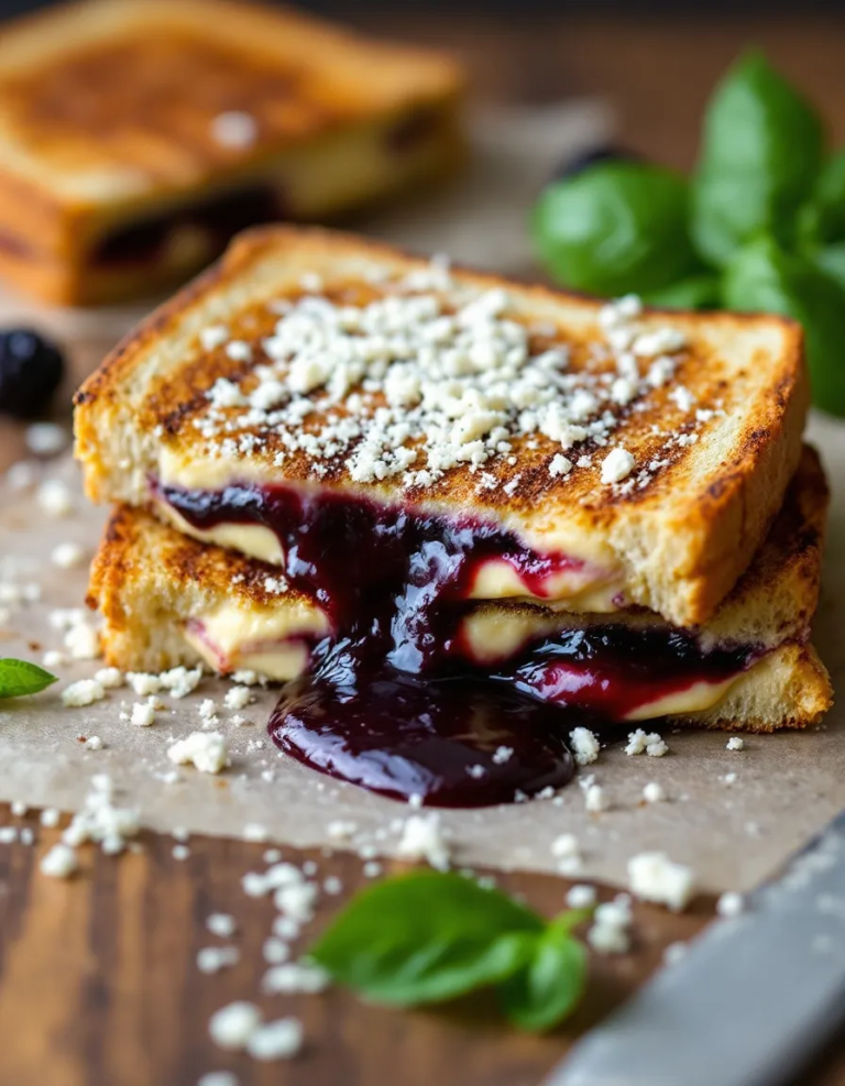 Easy Balsamic Blackberry Bliss Grilled Cheese Recipe