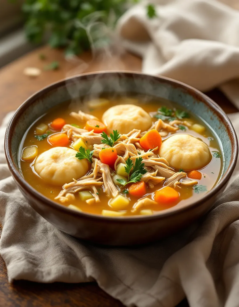 Easy Chicken & Dumplings Soup – Comfort Food Classic