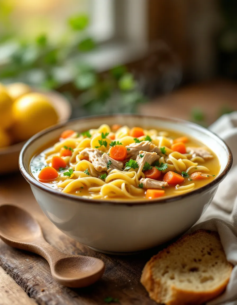 Homemade Chicken Noodle Soup – Comforting & Easy to Make
