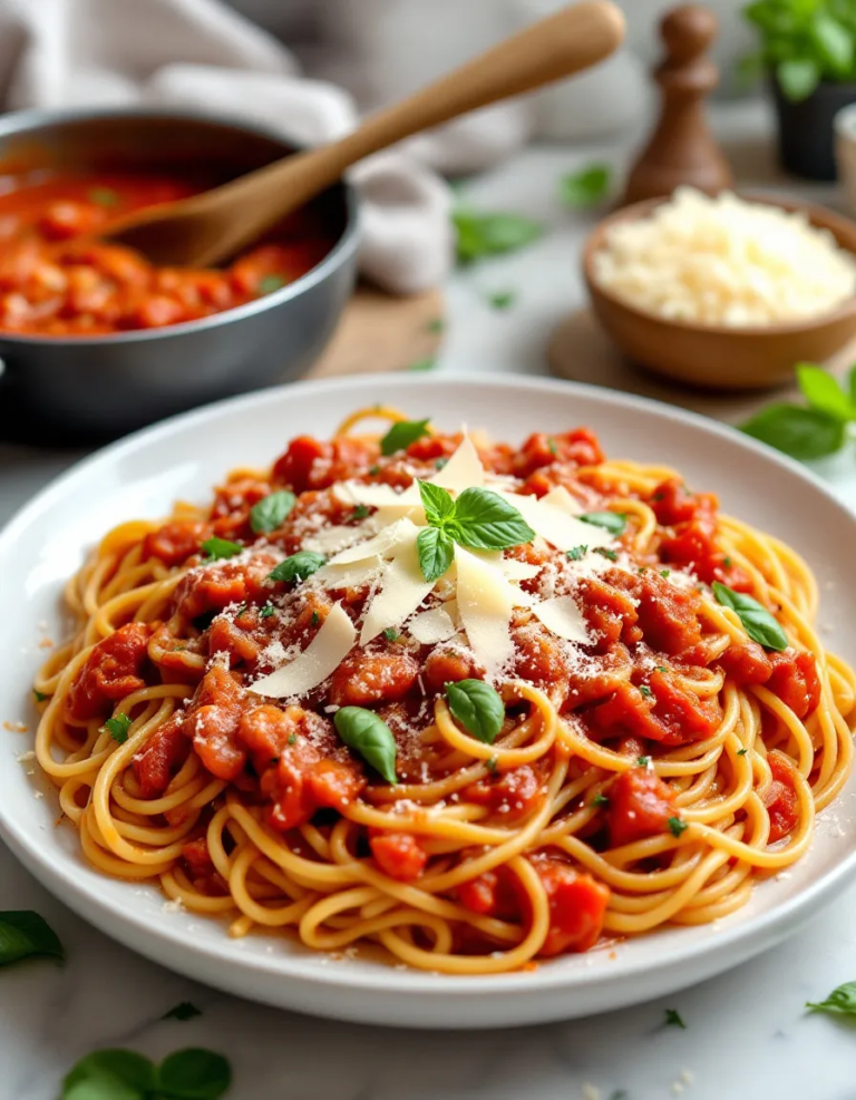 Homemade Spaghetti Sauce – Rich, Flavorful & Easy