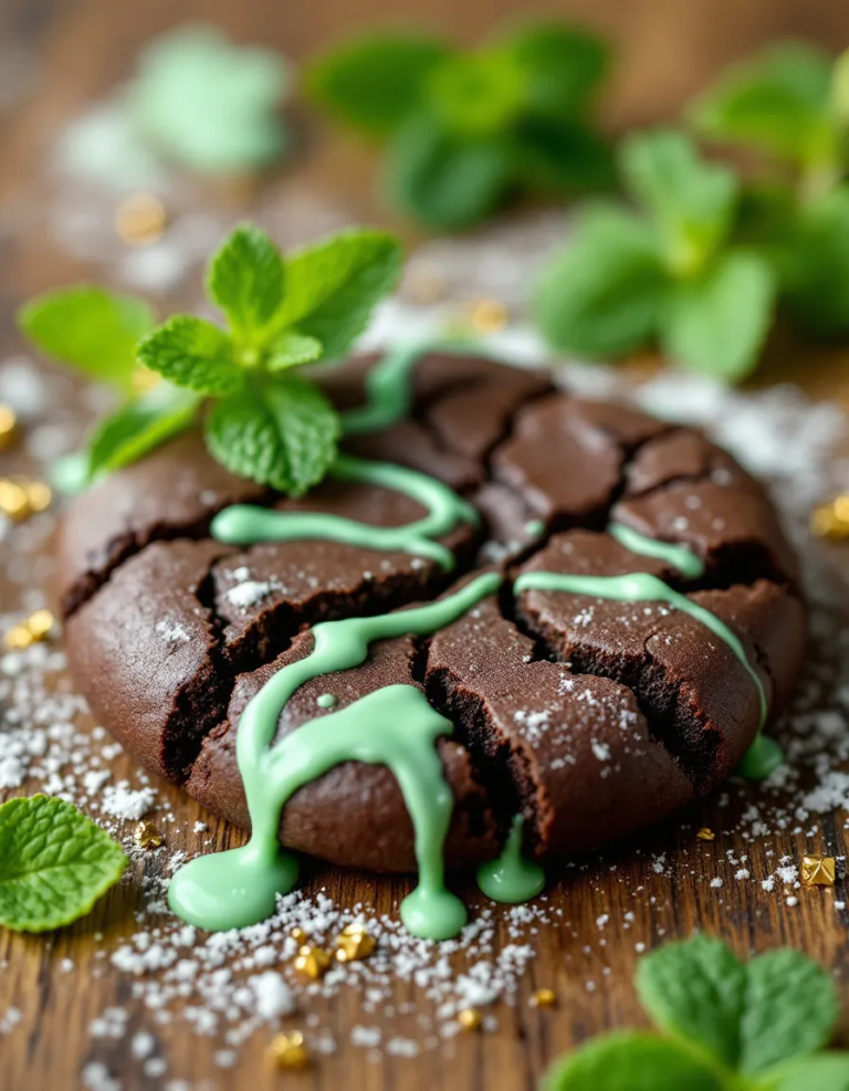 Perfect Chocolate Mint Cookies for St. Patrick’s Day