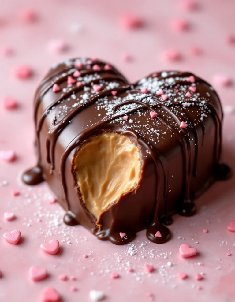 Perfect Chocolate Peanut Butter Hearts – Valentine’s Day Treat