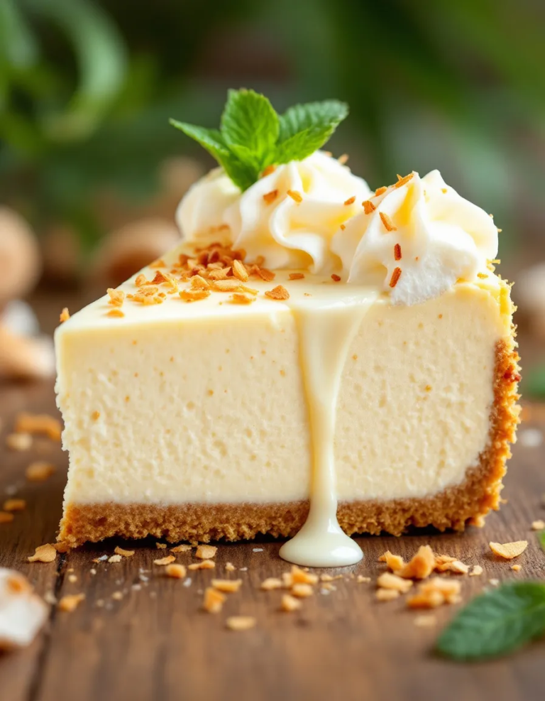 Creamy Coconut Cheesecake – Perfect Homemade Dessert