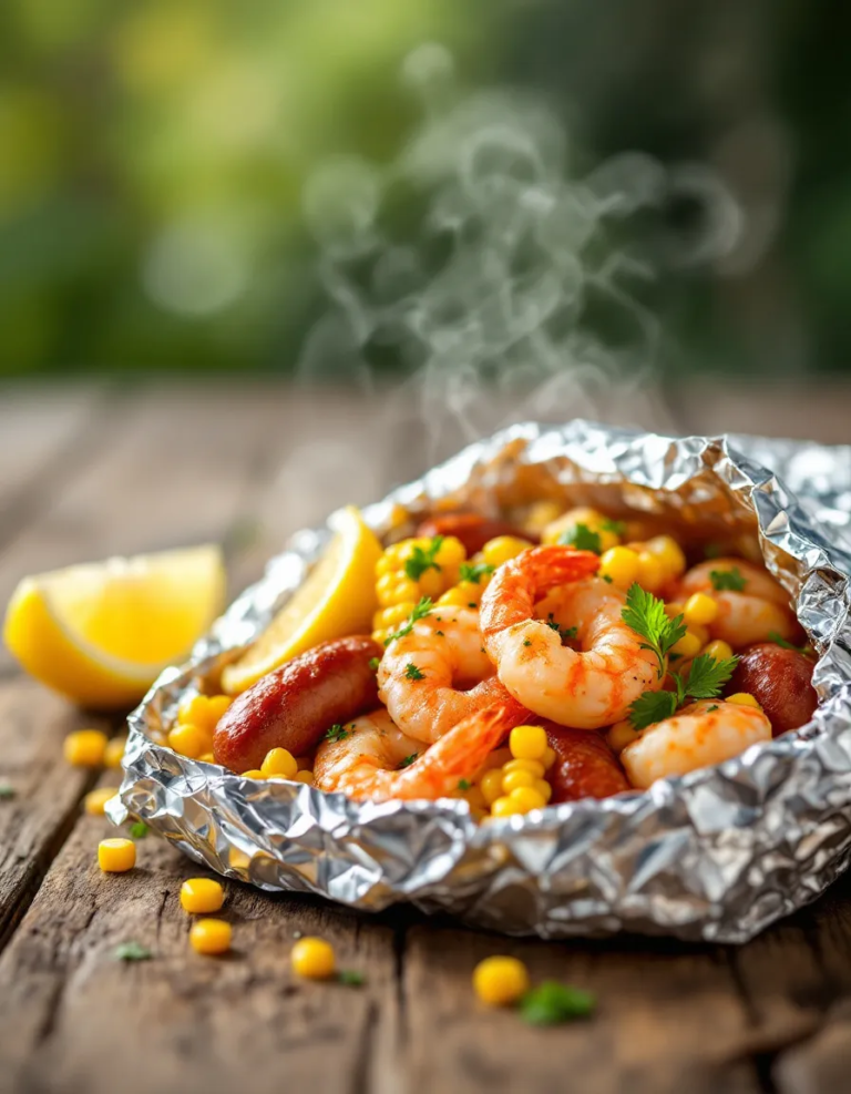 Easy Shrimp Boil Foil Packets – Perfect for Summer BBQs