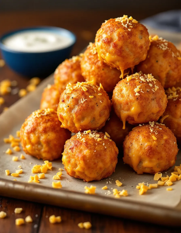 Best Cheesy Sausage Balls – Easy Recipe